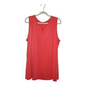 Catherines Sleeveless Criss Cross Top 1X 18/20W